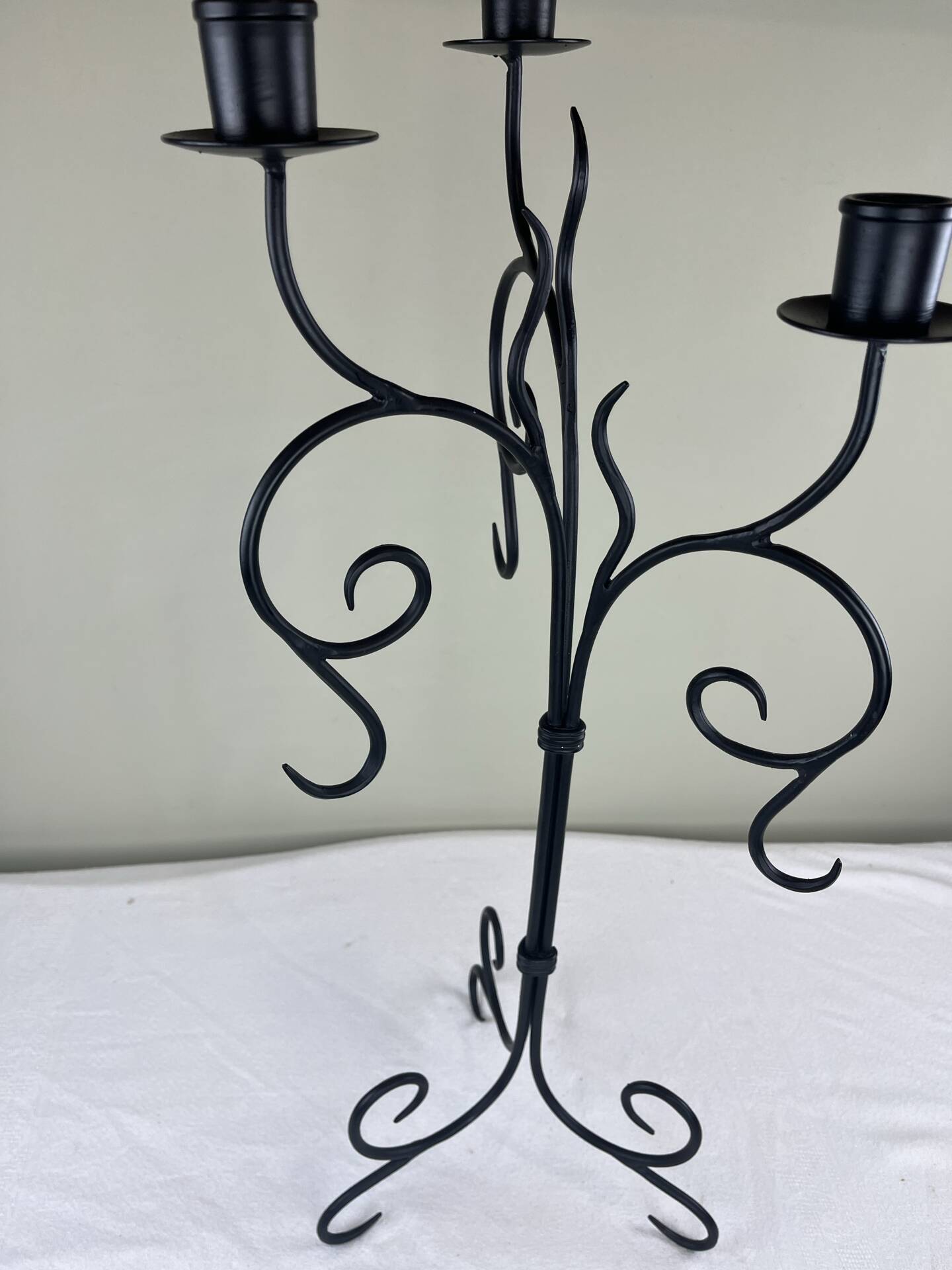 Large iron chandelier