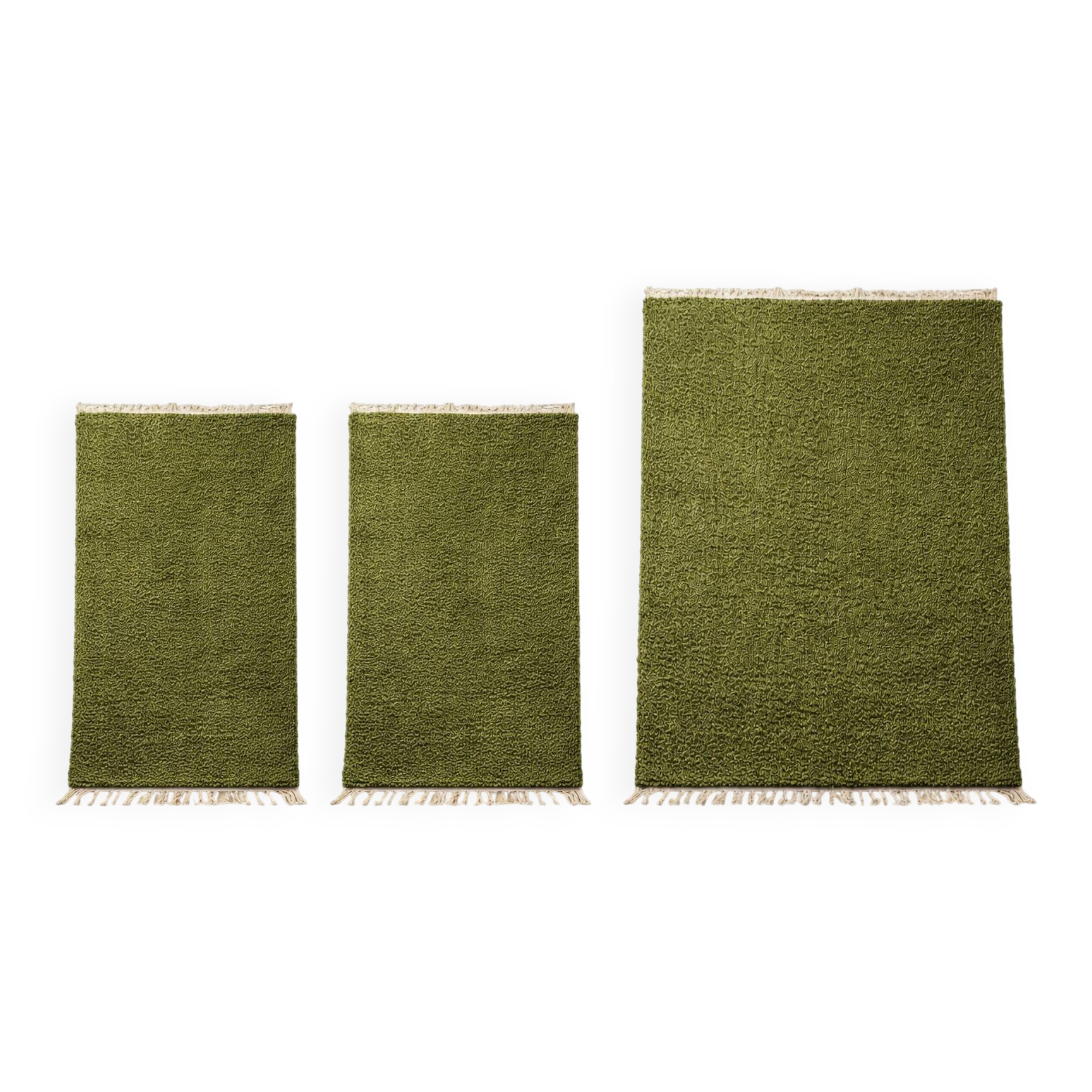 3 tapis (2.5/1.5)x2 et 3/2