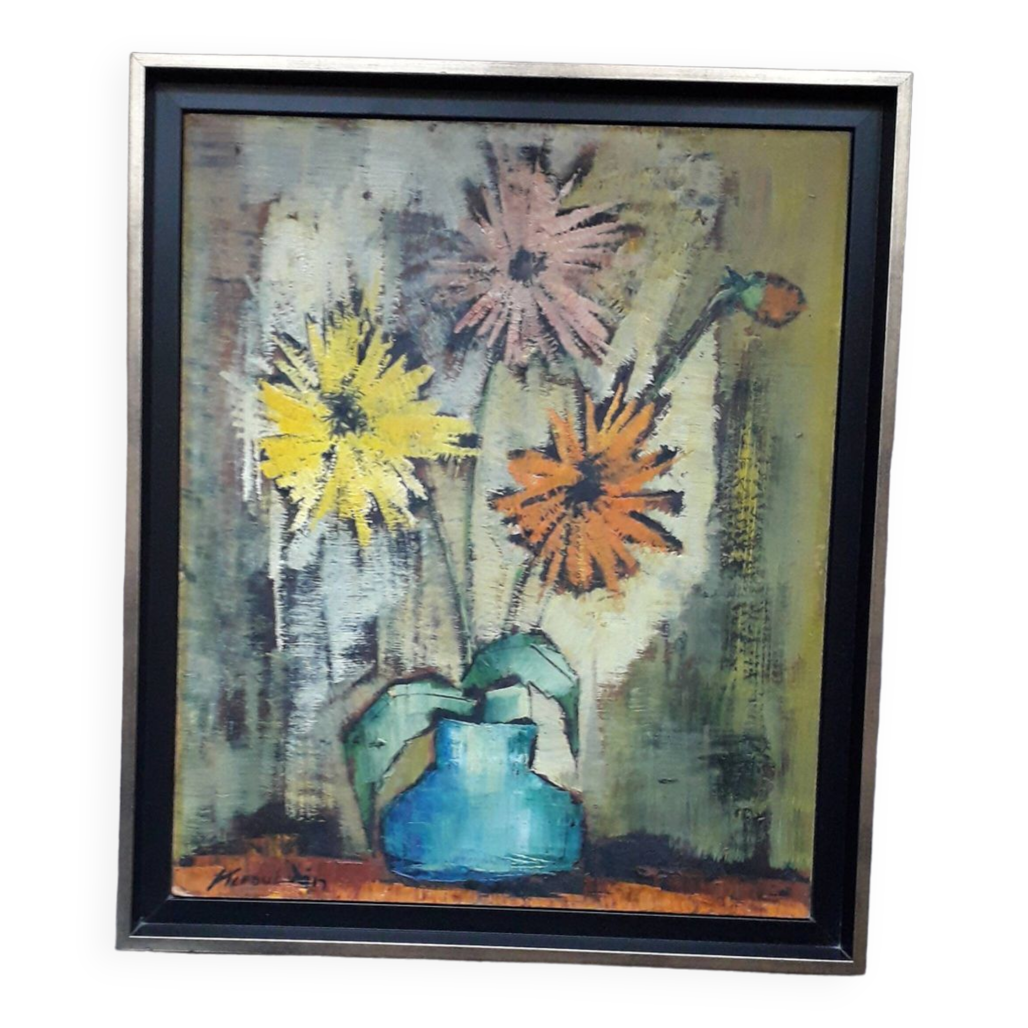 Antique oil painting by Paul Kerouédan