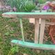 Cheval à Bascule en Bois Brut – Vintage 1950