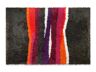 Tapis Desso Rya rug rouge orange rose space age pop moderniste mid-century vintage 1960/1970 140x200
