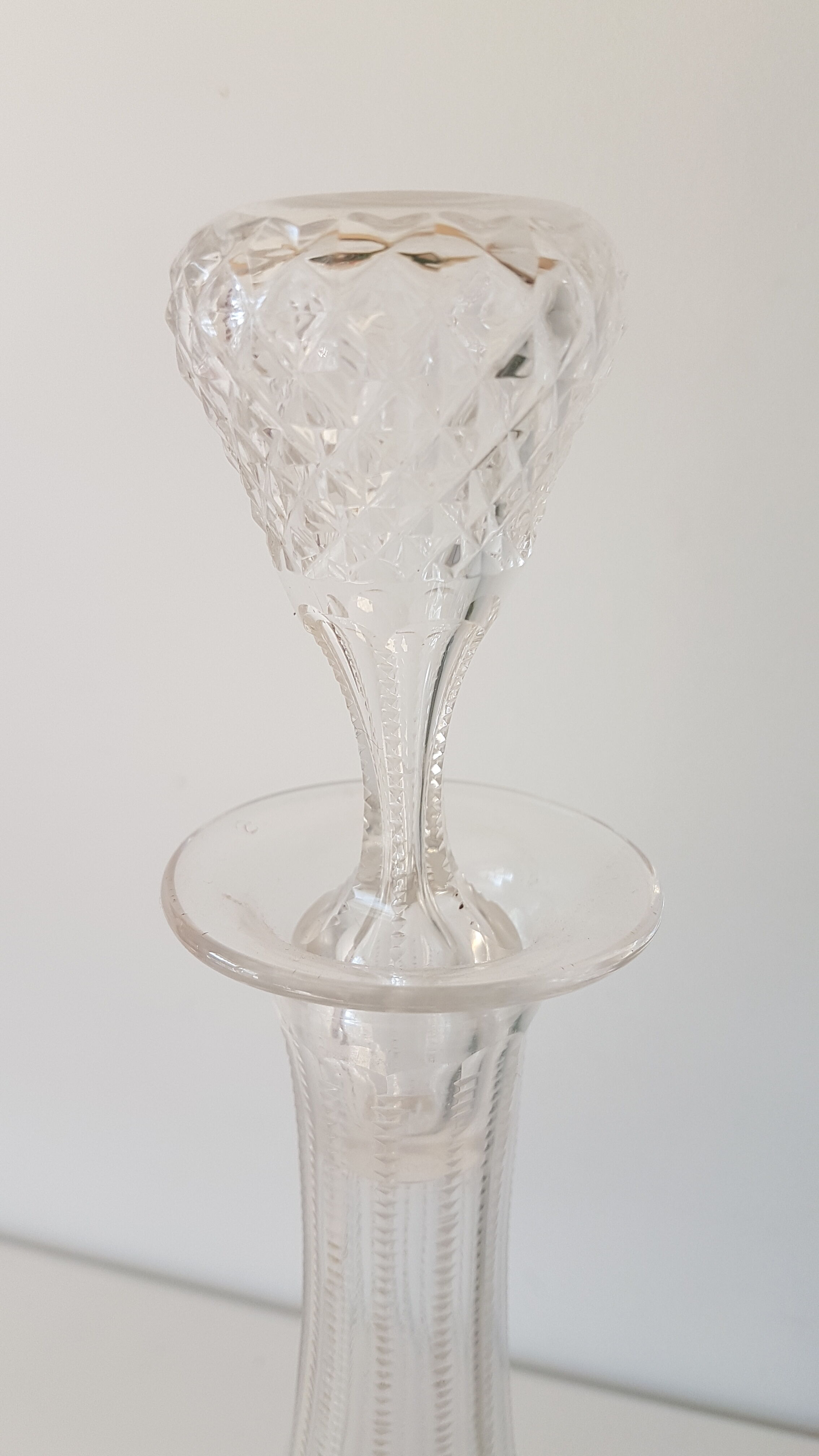 Ancient crystal carafe