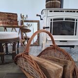 Vintage log basket