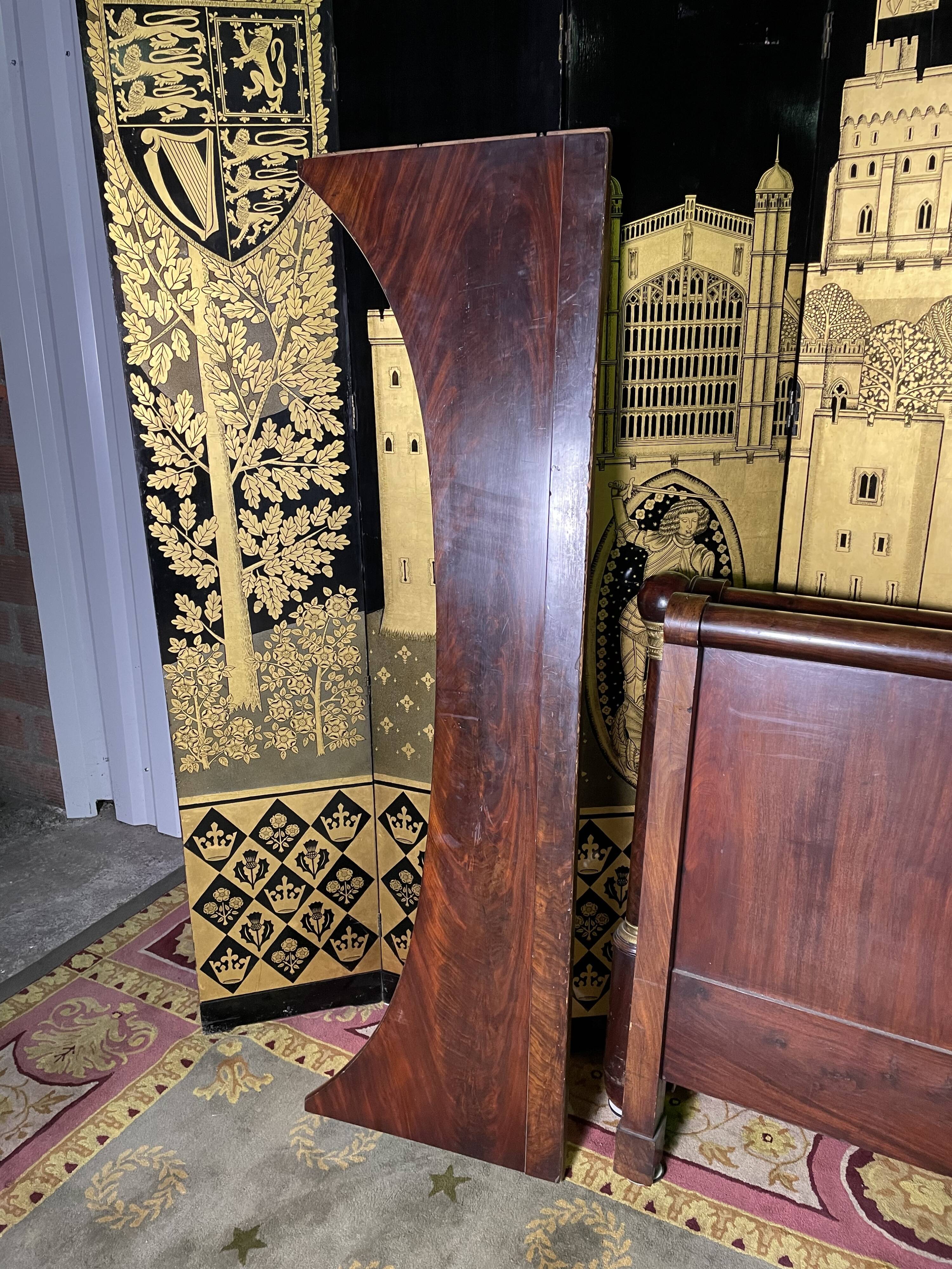 Mahogany bed Empire era