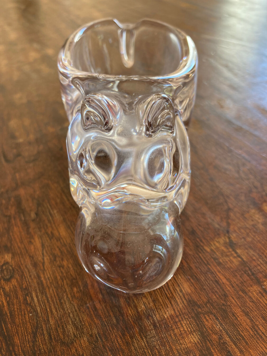 Empty pocket hippopotamus crystal art vannes france