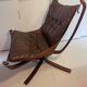 3 vintage Falcon chairs. By Sigurd Ressel for Vatne Møbler Norway. 1970's. Falcon chairs