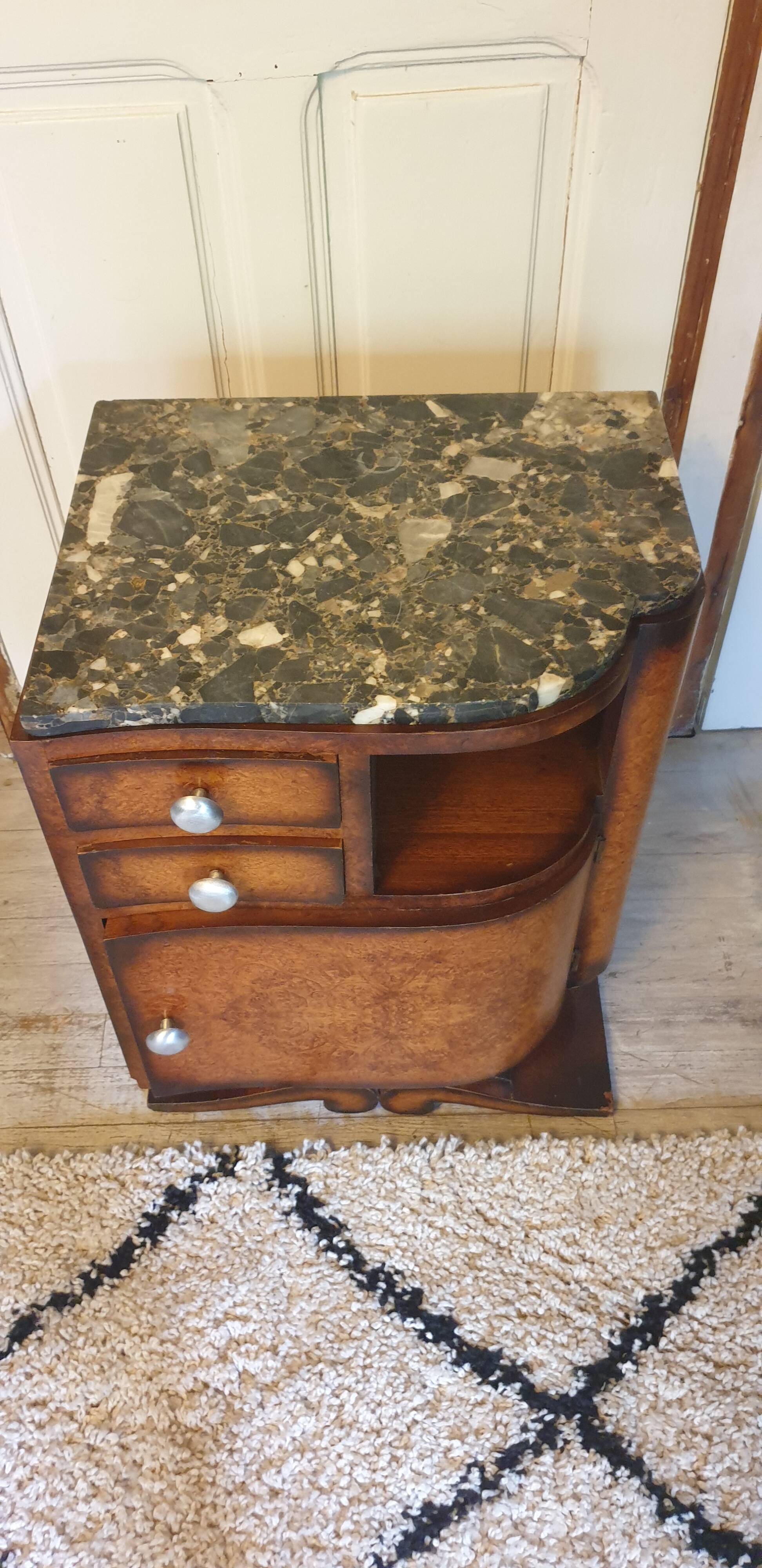 Art deco bedside table