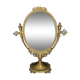 Gilded bronze table mirror