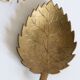 Empty pocket vintage brass sheet