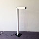 L-shaped metal floor lamp, 1970's/1980's