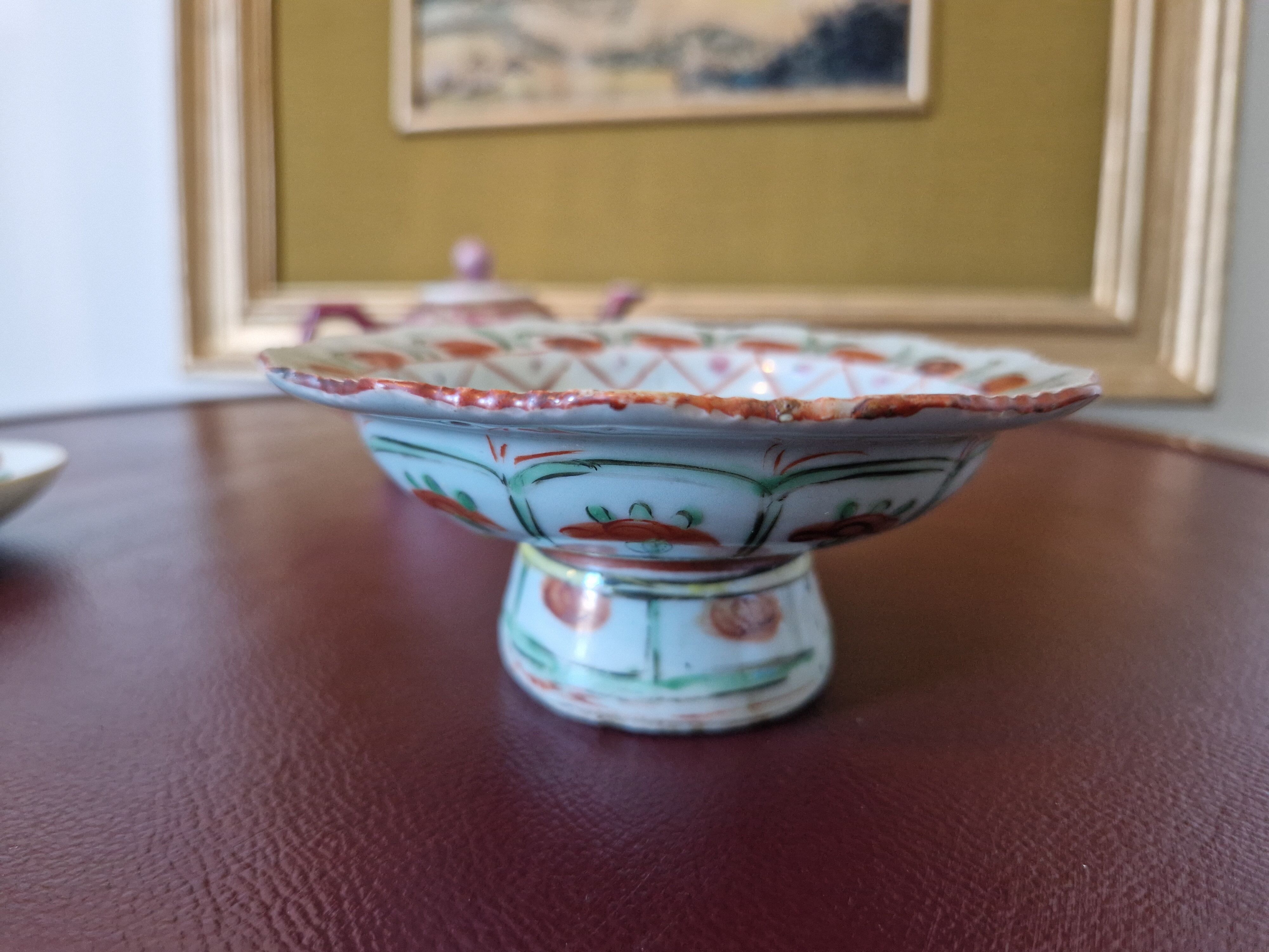 Benjarong porcelain cup