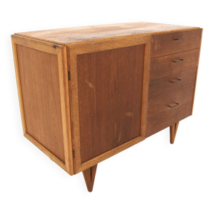 Commode scandinave en teck Modul,