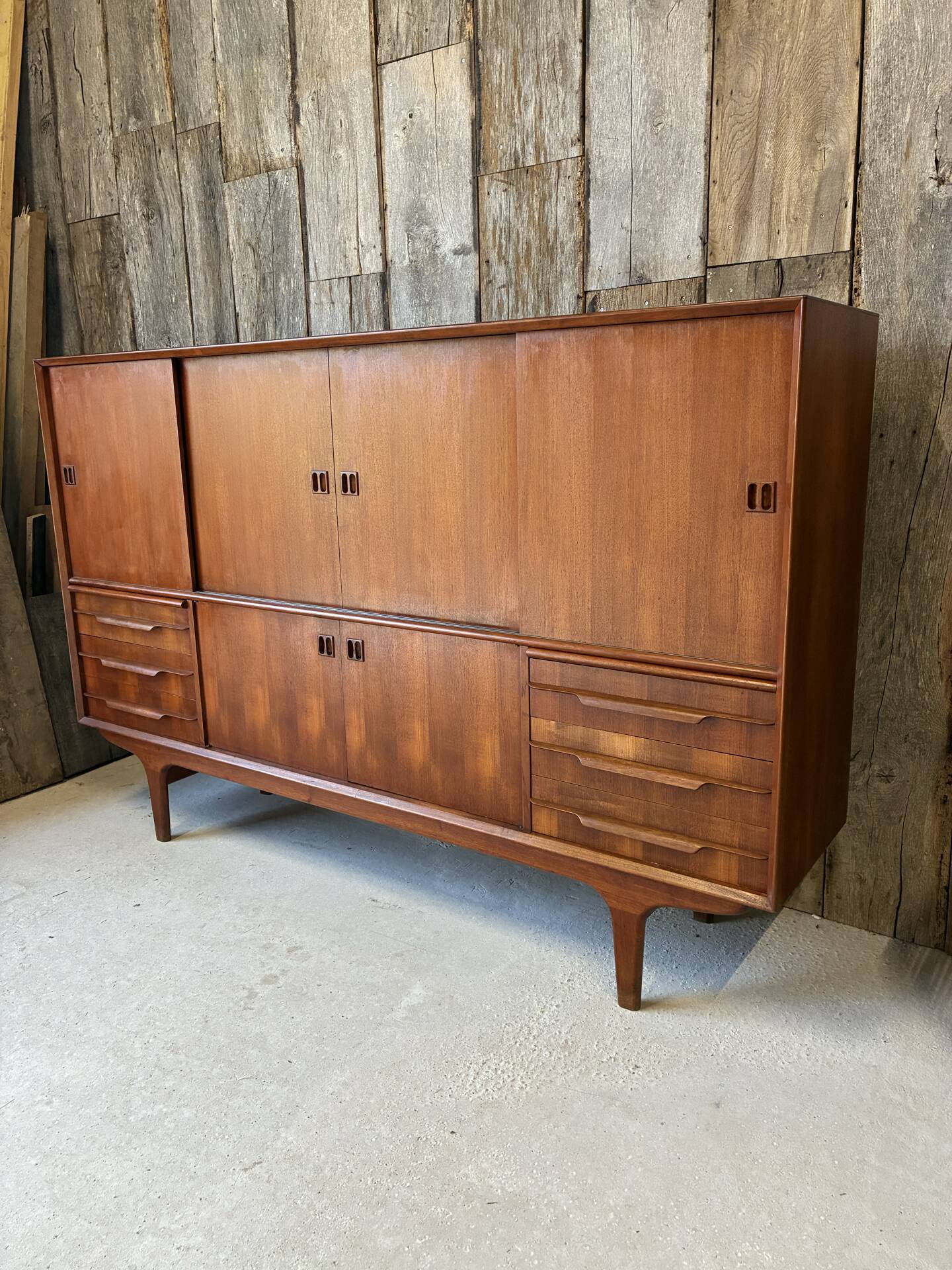 Enfilade, buffet en teck