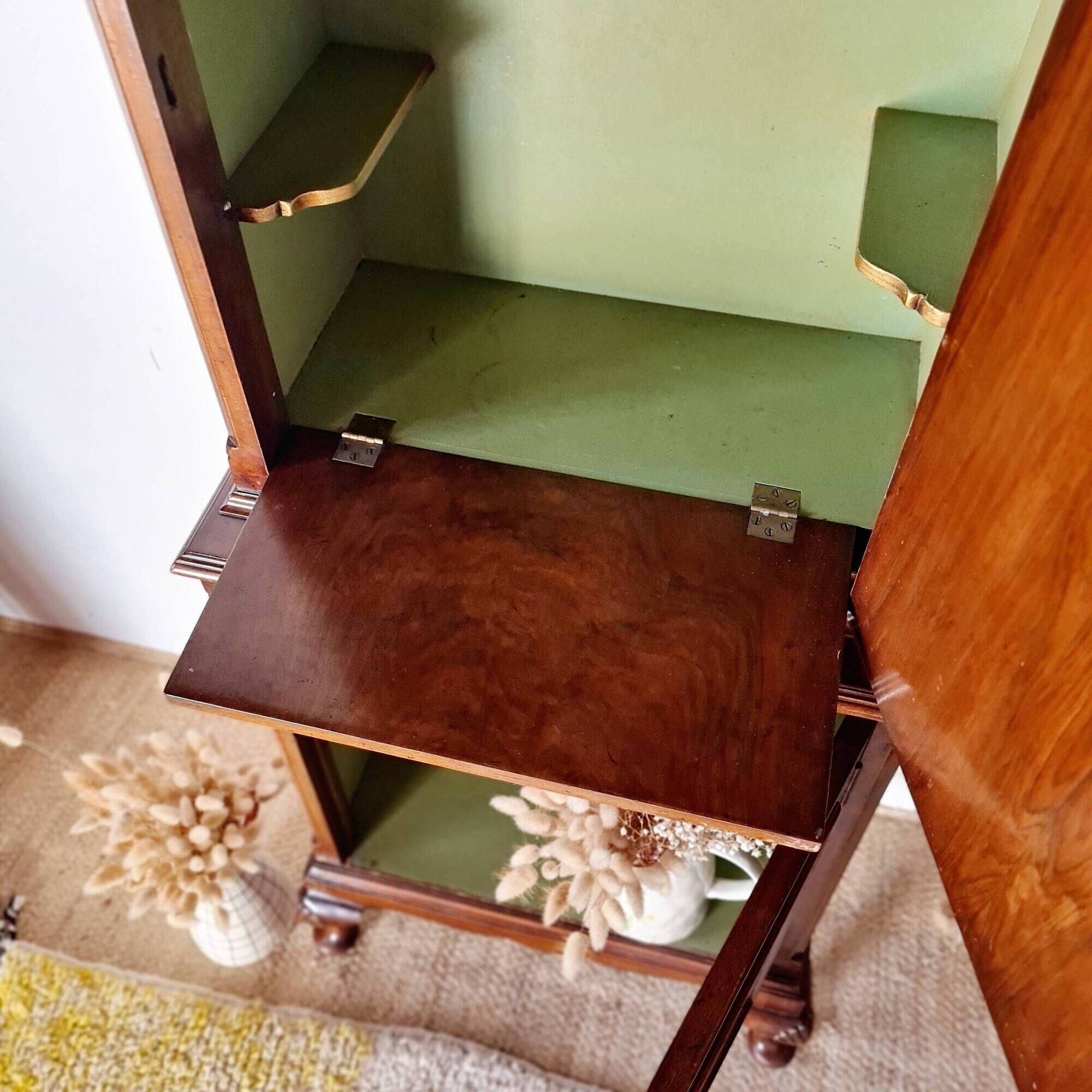 Walnut wardrobe 1930 - English storage furniture