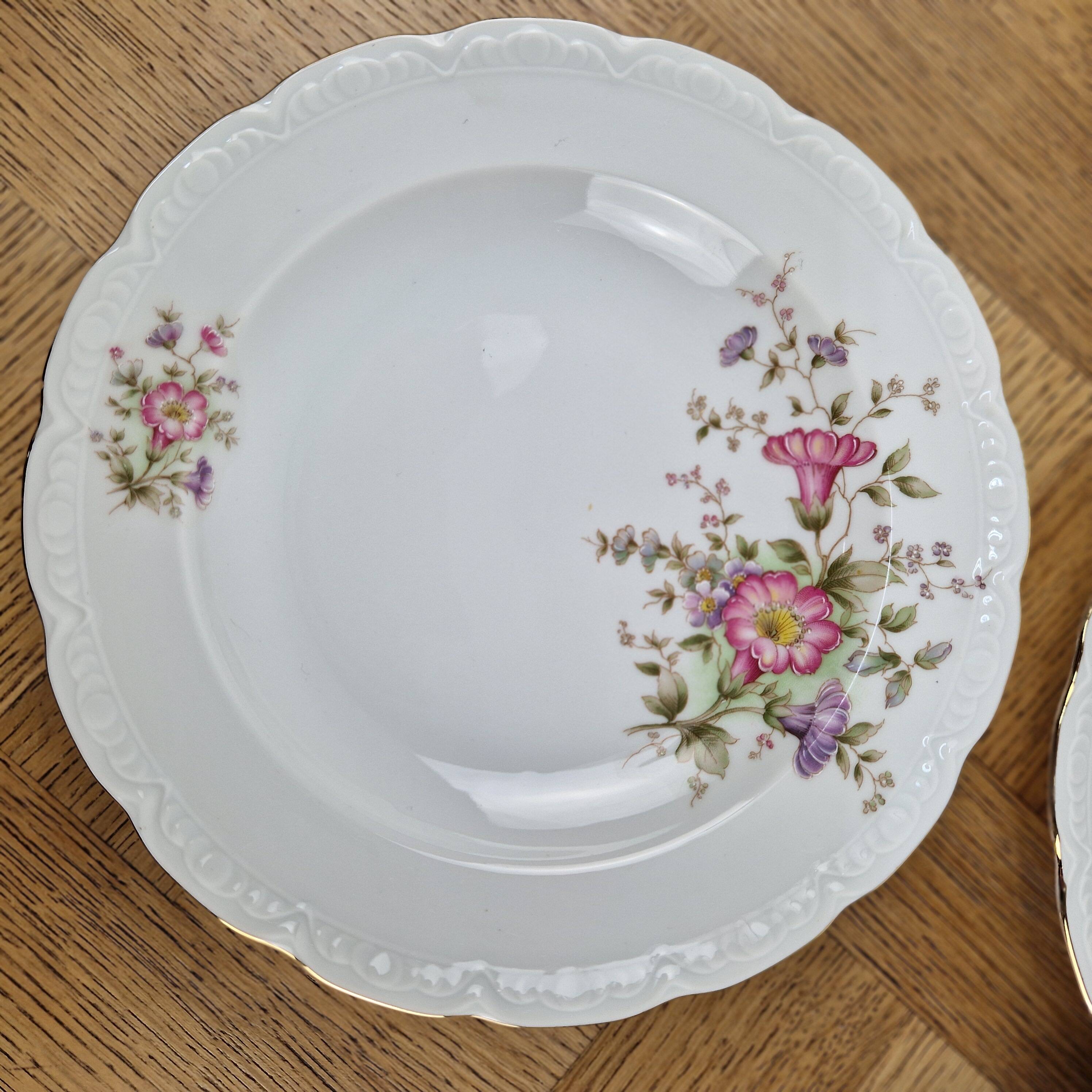 6 vintage deep plates MITTERTEICH Bavaria