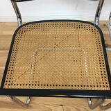 4 chairs Cesca B32 by Marcel Breuer