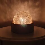 Vintage 70s glass ceiling light