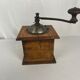 Wood and metal coffee grinder Peugeot Frères circa 1900