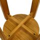 Mid century pinewood stool, 1960s minimalistic design