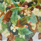 Series of 9 plates made of Sarreguemines earthenware