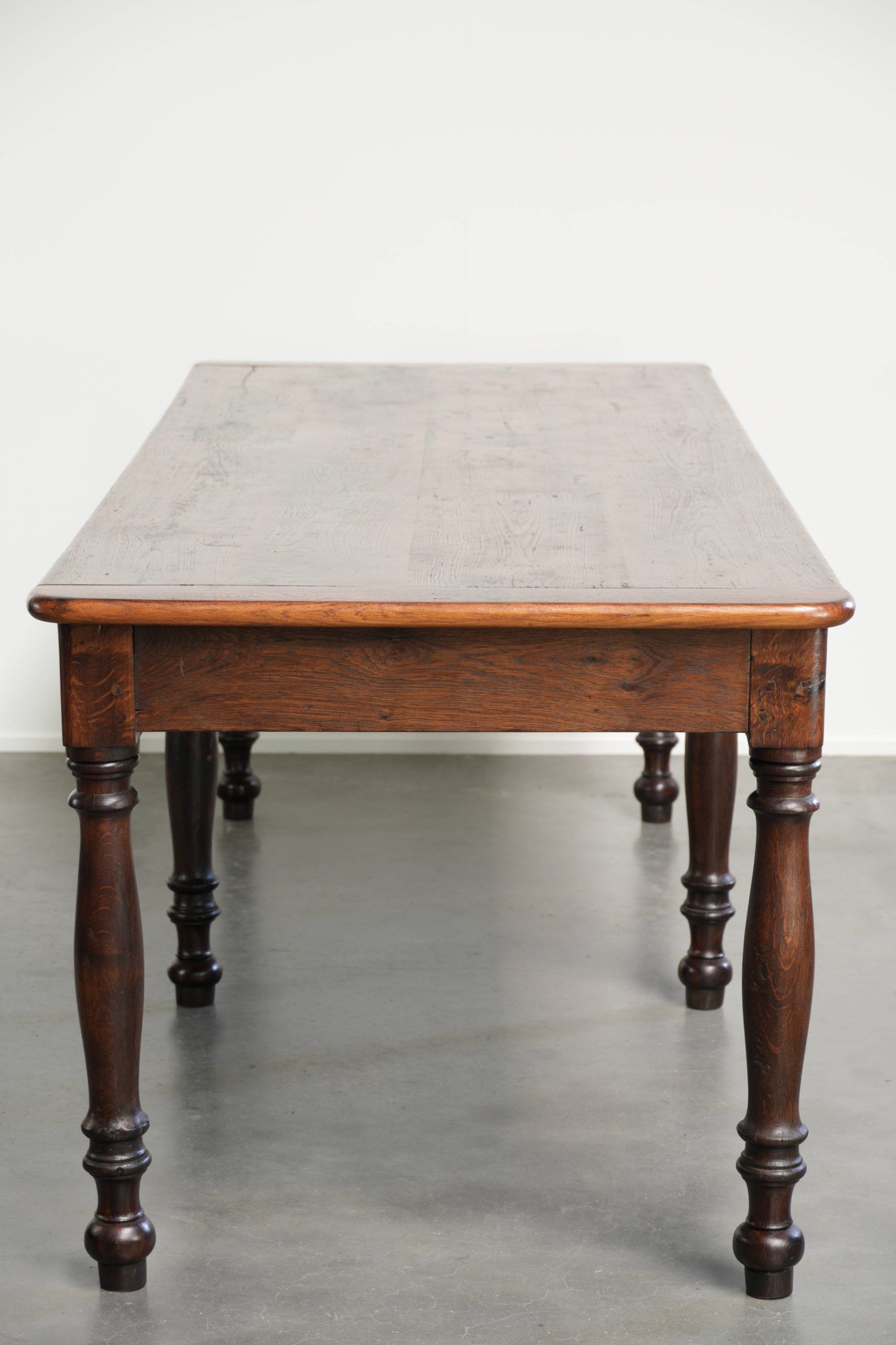 English oak early 19th century XXL farmhouse dining table