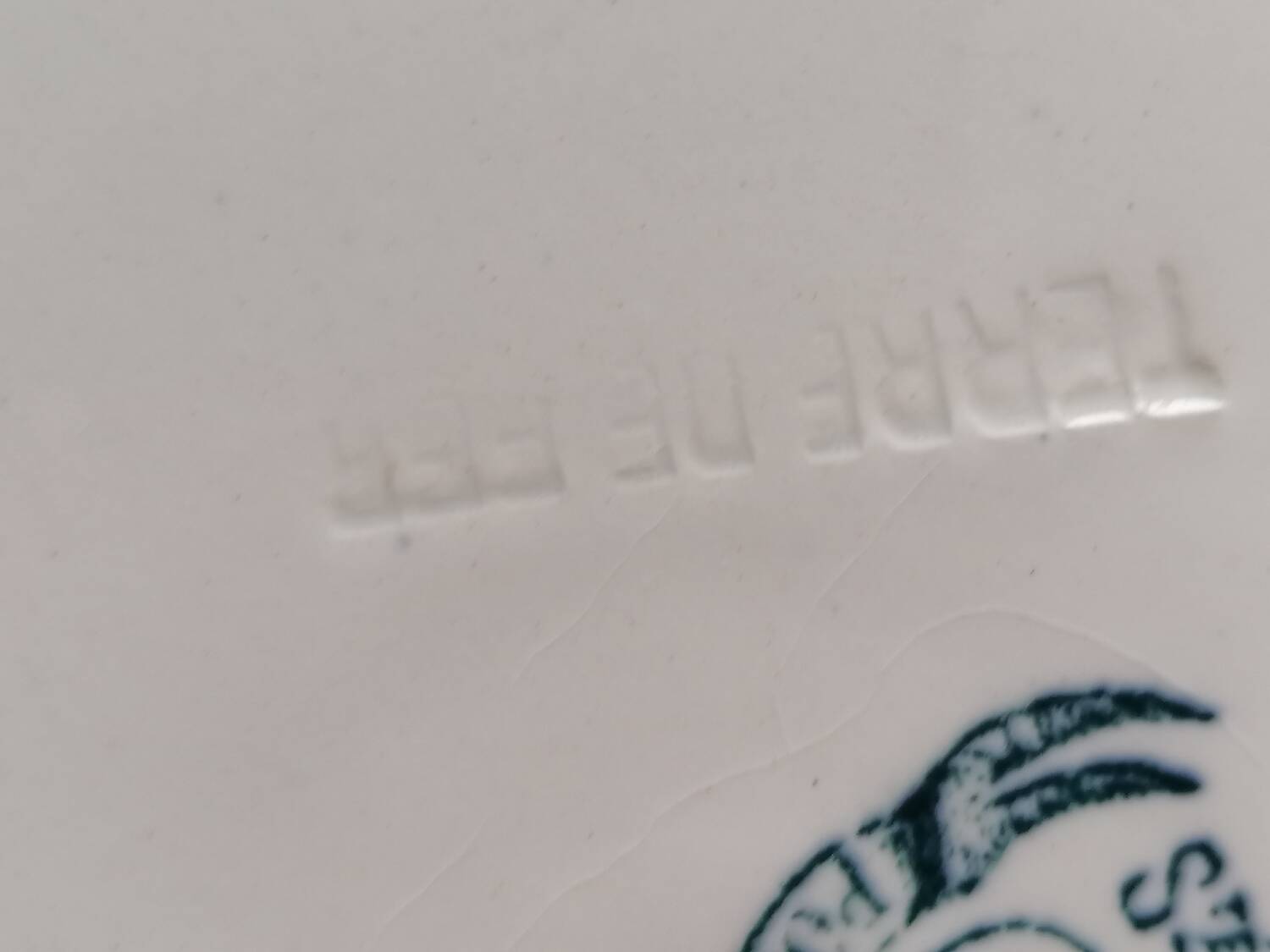 4 Saint Amandinoise dessert plates Pompadour collection