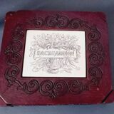 Board Game - Backgammon Set - Vintage - Wood, Ceramic