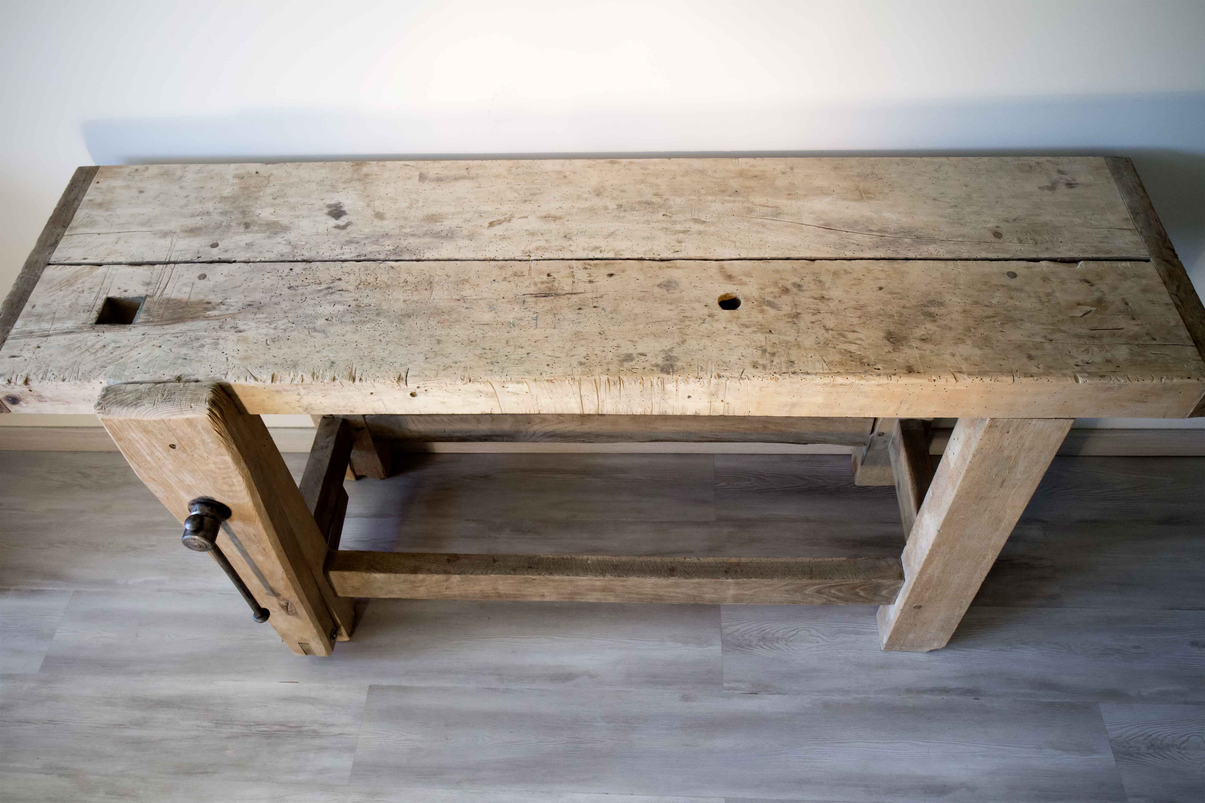 carpenter's workbench mi twentieth, solid clear beech