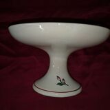 Coat of foot Sarreguemines floral decoration