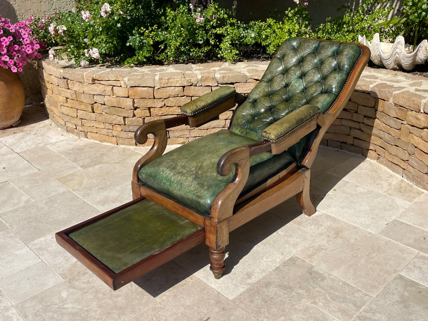 Chesterfield Mahogany Armchair