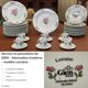 Gien porcelain table service, modern manufacture 31 pieces