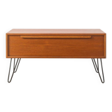Stylish red chest of drawers from the 60s, WK Möbel