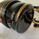 Art deco vase and candle holder set