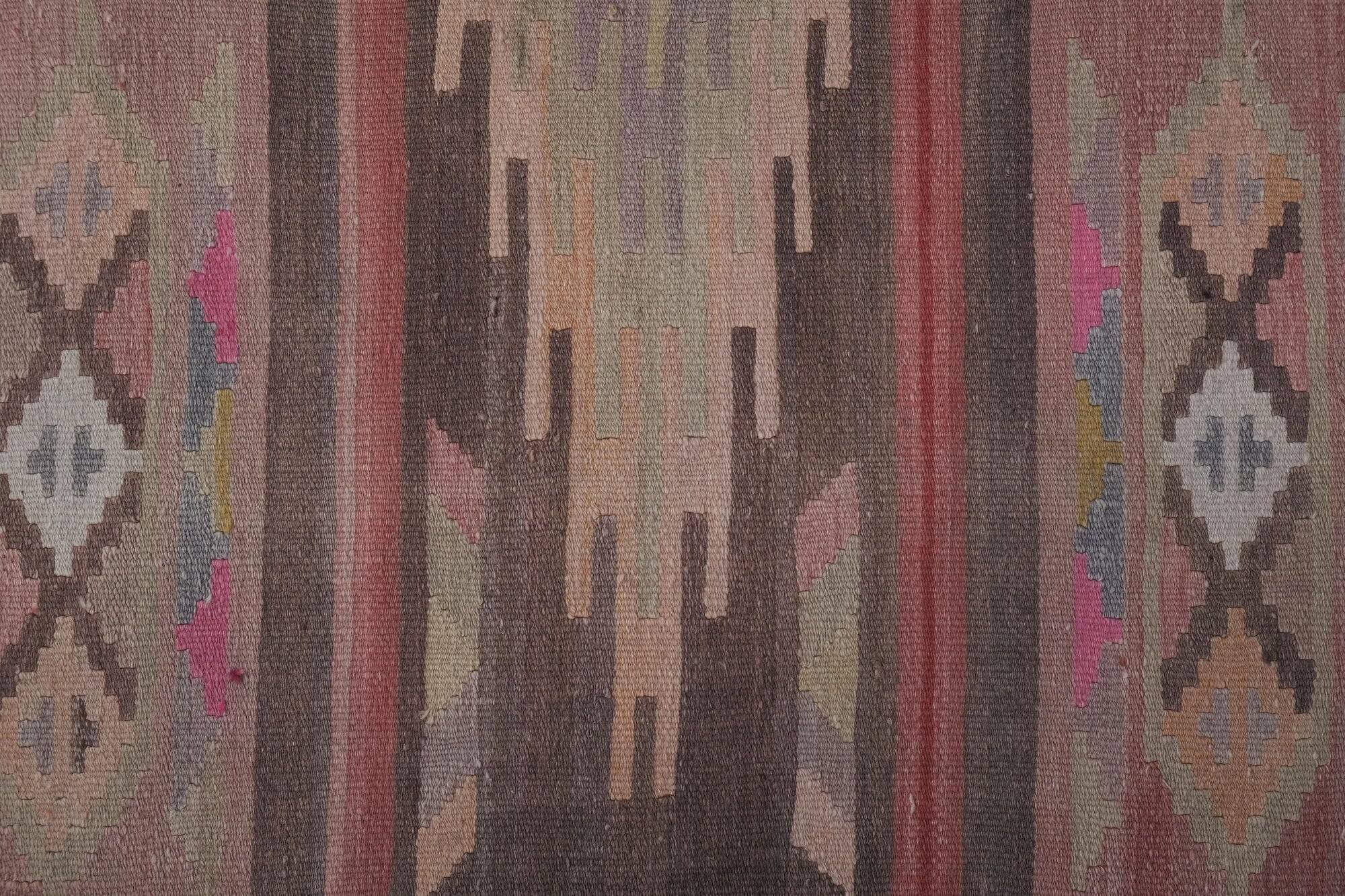 Vintage Turkish hallway rug 75x638 cm