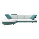 1980s B&b Italia Antonio Citterio Sity Sofa Sectional in Green and Eggshell