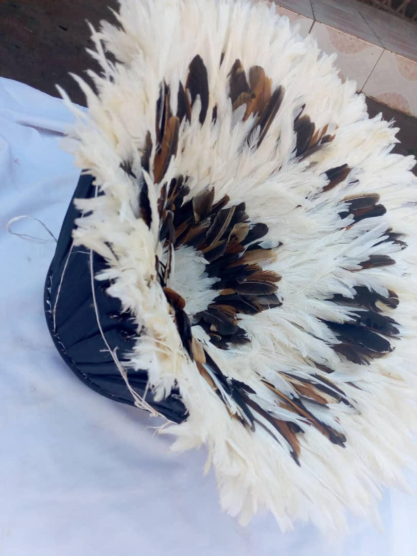 Juju Hat inside white natural contour then white then natural then white of 80 cm