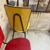 Pair of chairs skaï 1950/60