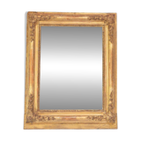 Ancien miroir en bois doré 19ème