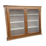 Old fir wall showcase