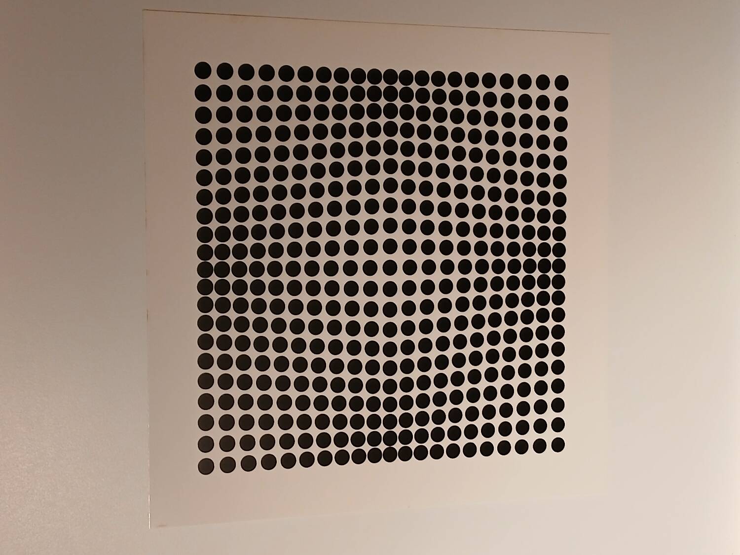 Vasarely silkscreen print - "Deep Kinetics" - 3D Illusion & Black and White
