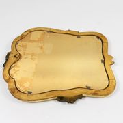 Max Welz Vienna Art Nouveau Hand-Carved Gilded Wood Wall Mirror, Austria, 1930s