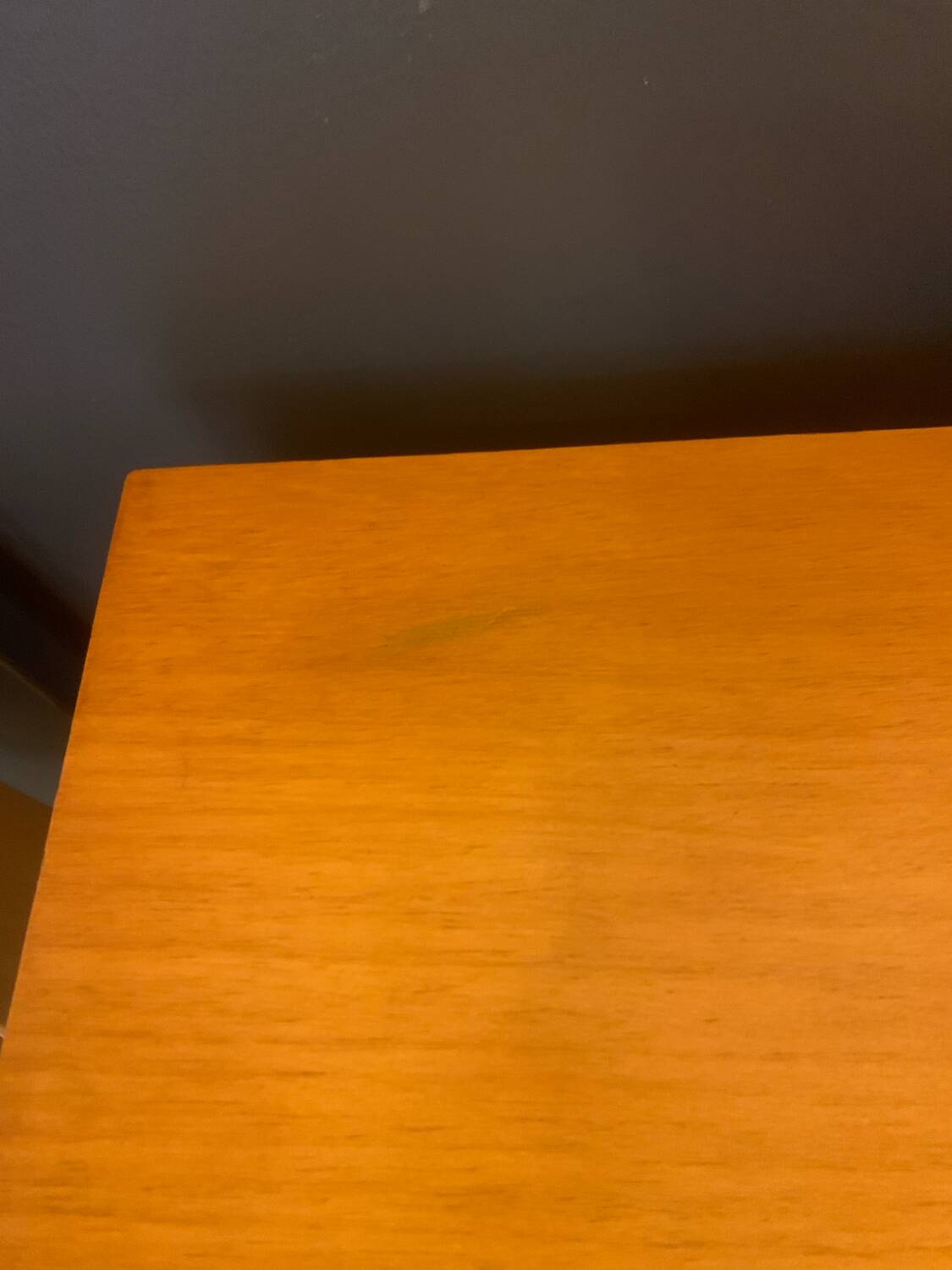 Scandinavian-style desk in light wood