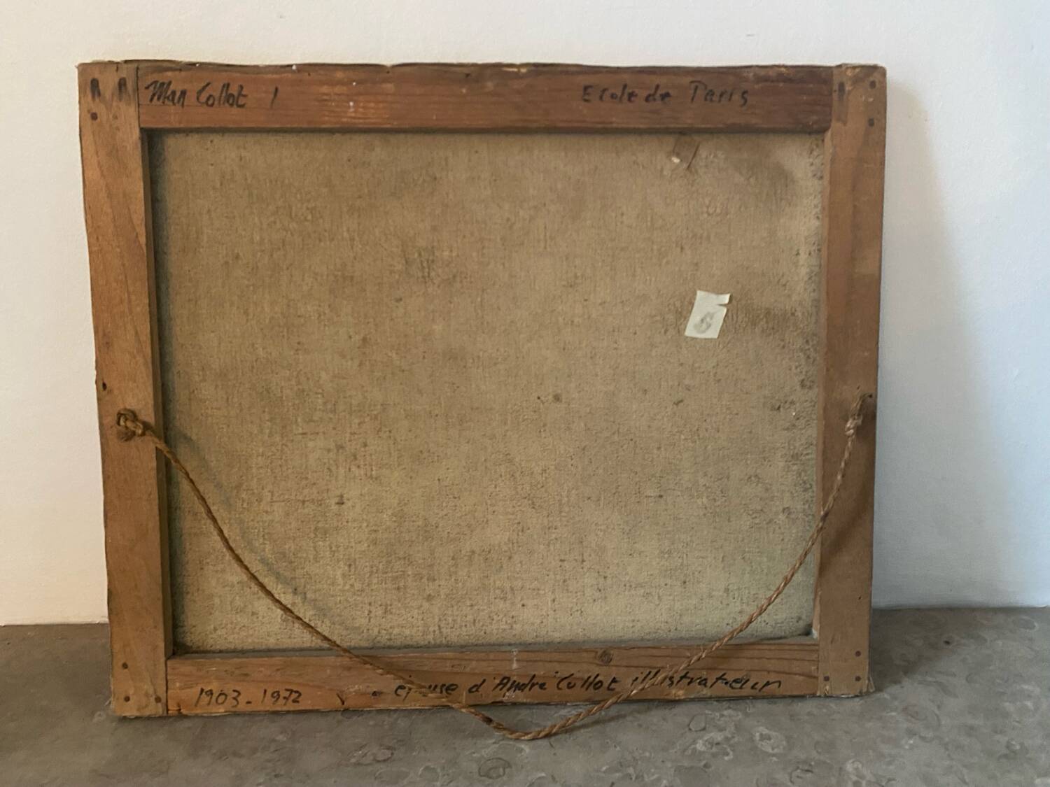 Paris school landscape signed