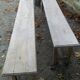 Pair of oak benches