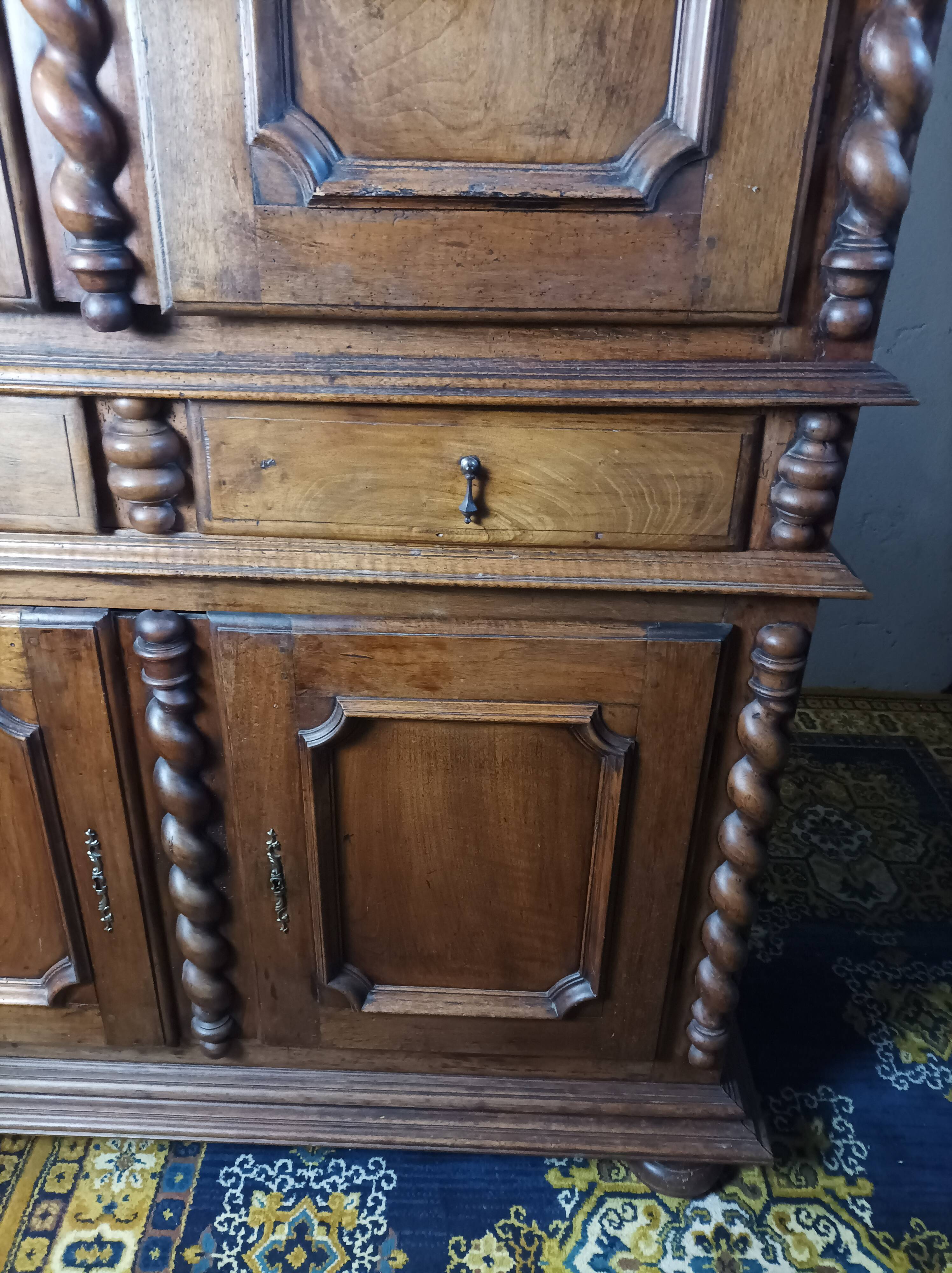 Louis XIII era sideboard in walnut