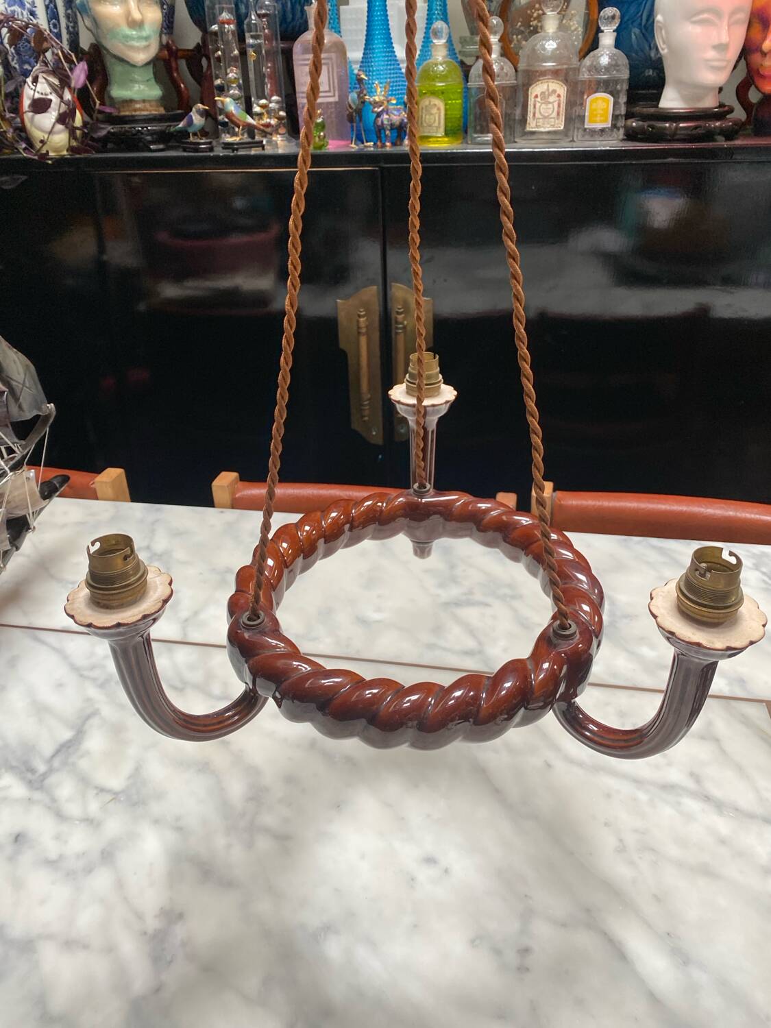 Vintage chandelier pendant light