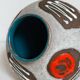 Ceramic ball vase west germany 50s