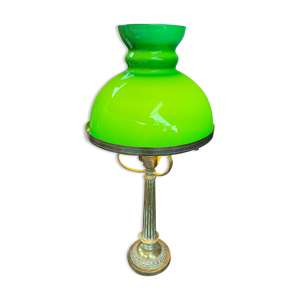 lampe opaline verte