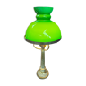 Green opaline lamp