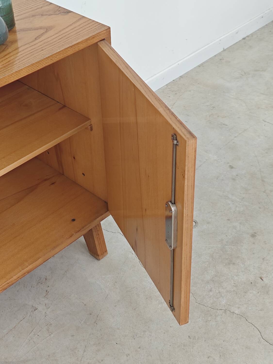 Small buffet with two doors by Frantisek Jirak, oak, 1960.